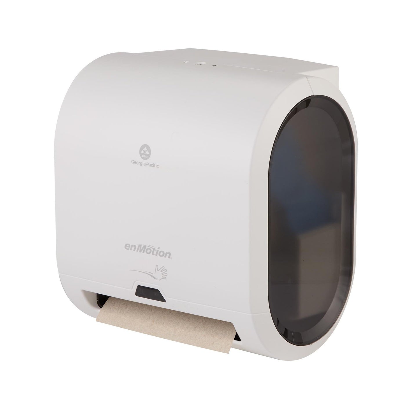 DISPENSER, TOWEL ENMOTION 8" WHT 1-ROLL AUTOMATED