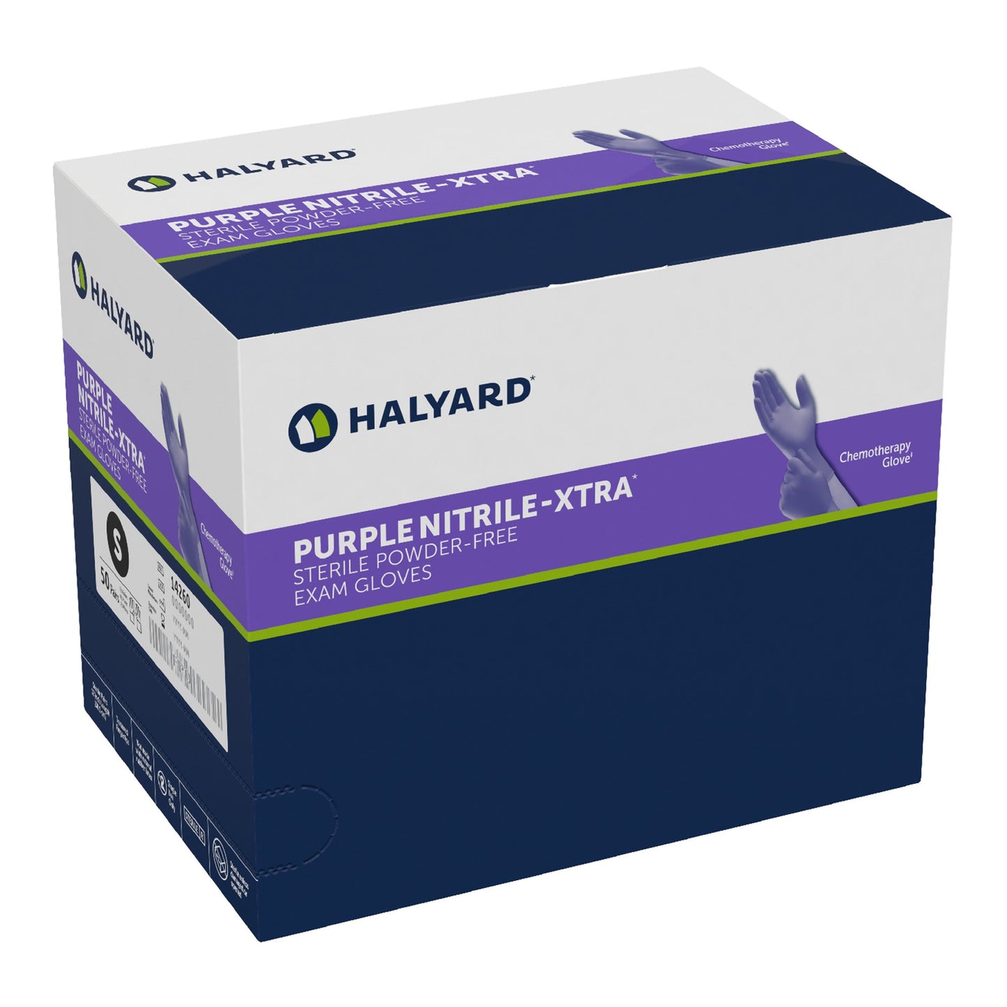 GLOVE, EXAM NTRL SM STR2 EXTCFCHEMO (50PR/BX 4BX/CS)