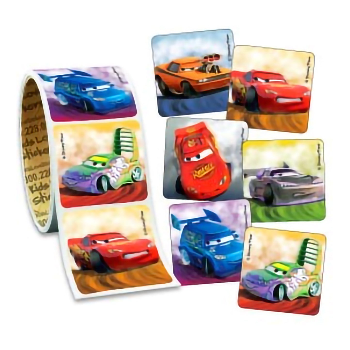 STICKER, DISNEY CARS 1 5/8" (100/RL)