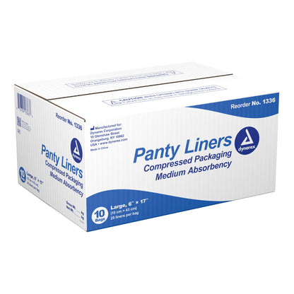 LINER, INCONT PANTS ADH 6X17" 18GM (25/BX 10BX/CS)