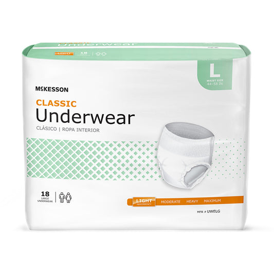 UNDERWEAR, CLASSIC LG 44-58 (18/BG 4BG/CS)