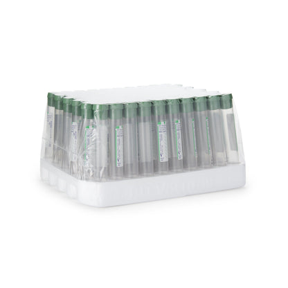 TUBE, BLD COL SODHEP GRN 10ML PLAS VACUTAINER (100/BX 10BX/C