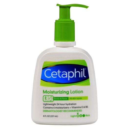 CETAPHIL MOISTURIZING, LOT 8OZ