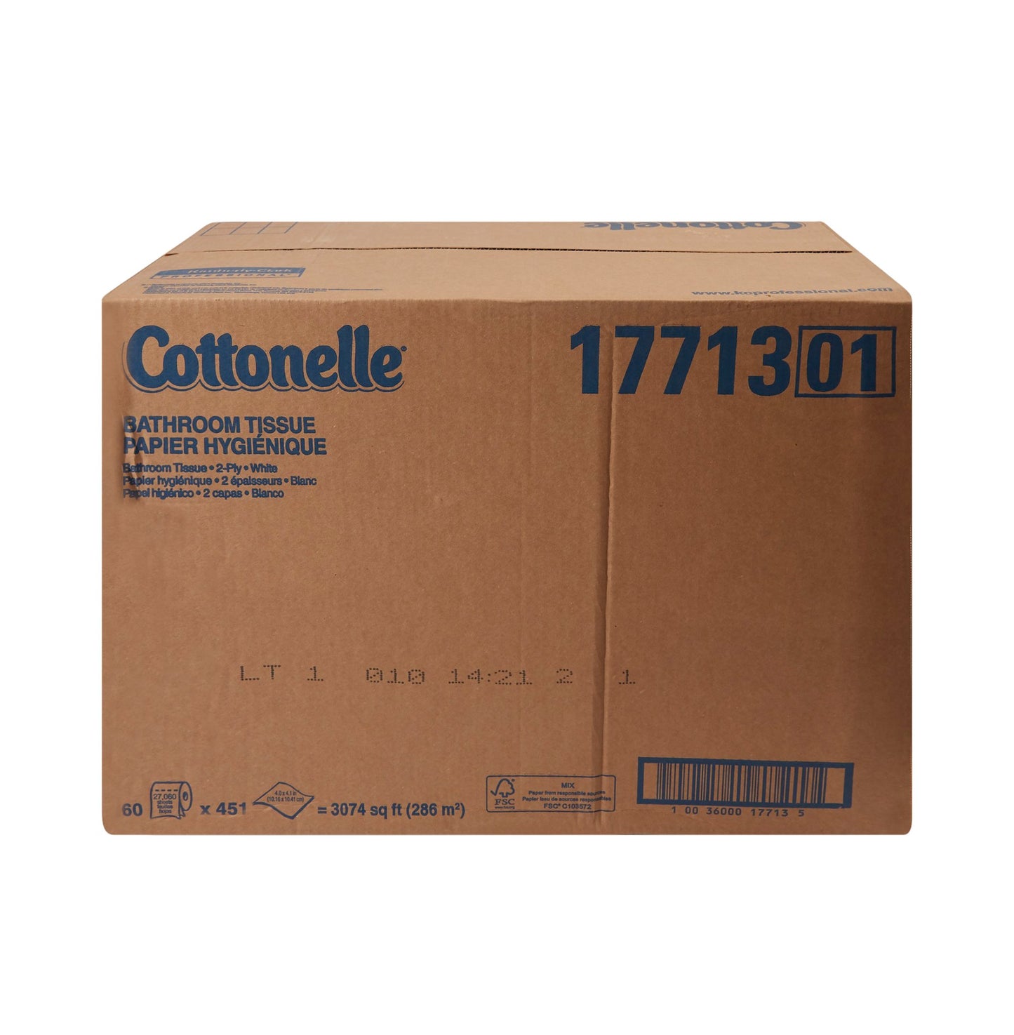TISSUE, TOILET 2PLY COTNEL KC PROF KLNX BRND(60RL KIMCON