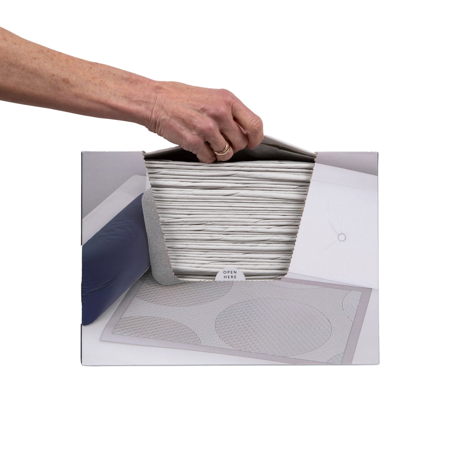 UNDERPAD, FLOURISH ABSRB F/SOFAS/BED DOVE GRY (25EA/BX 6BXCS