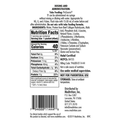 PROSOURCE TF, TUBE FEED LIQ 45ML (100/CS)