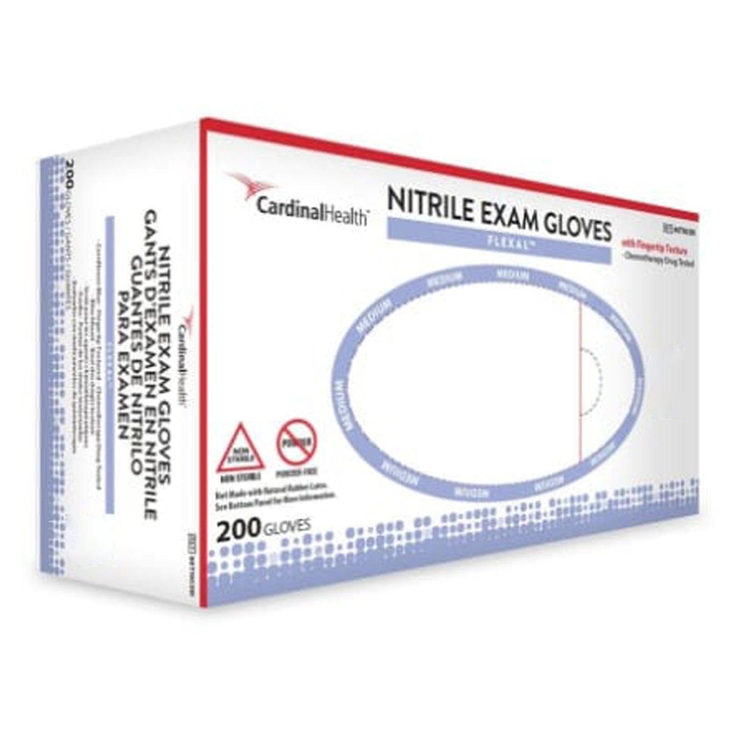 GLOVE, EXAM NTRL SM N/S CHEMO (200/BX 10BX/CS)