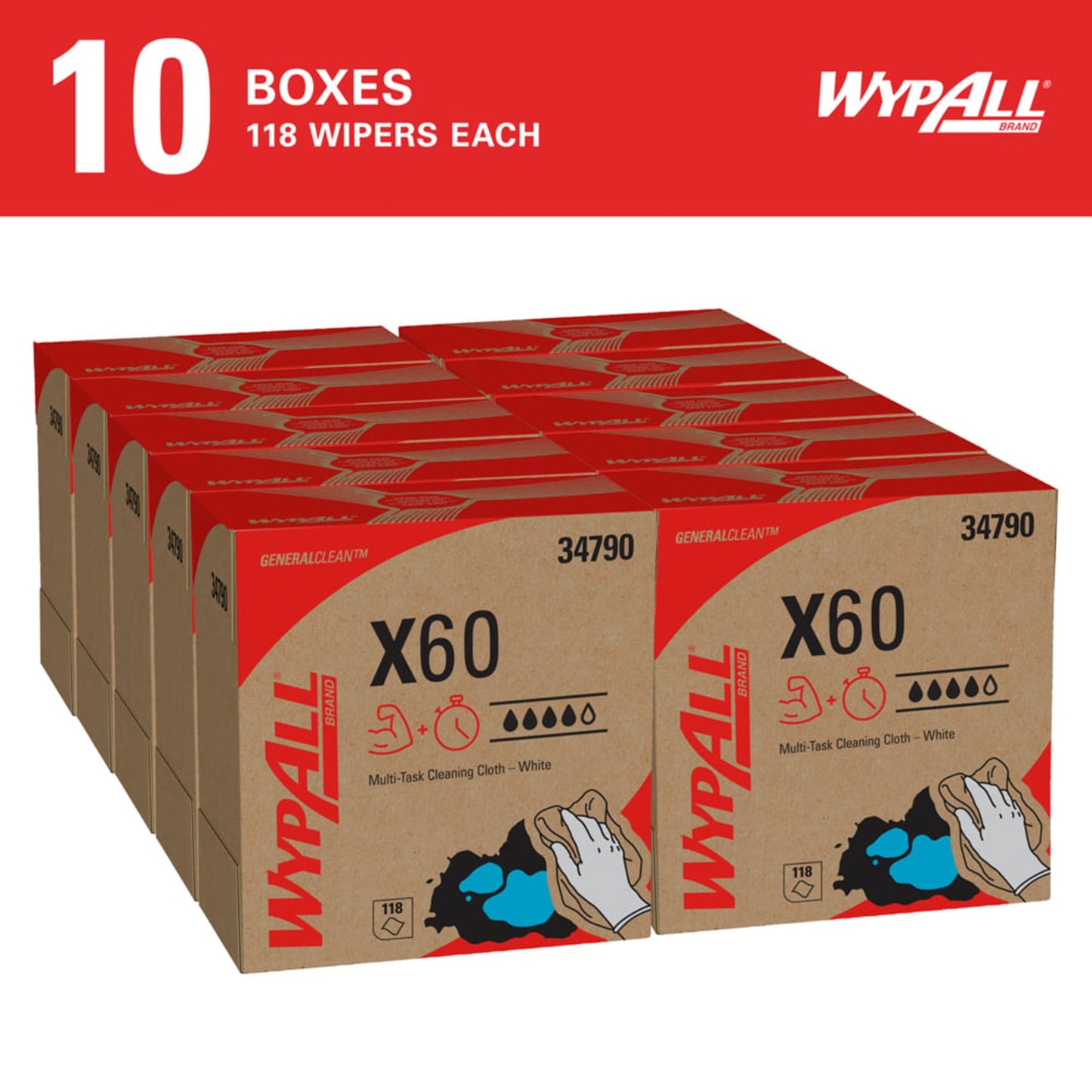 WIPERS, TERI MULTI-TASK X60 9.1"X16.8" (118/BX 10BX/CS)