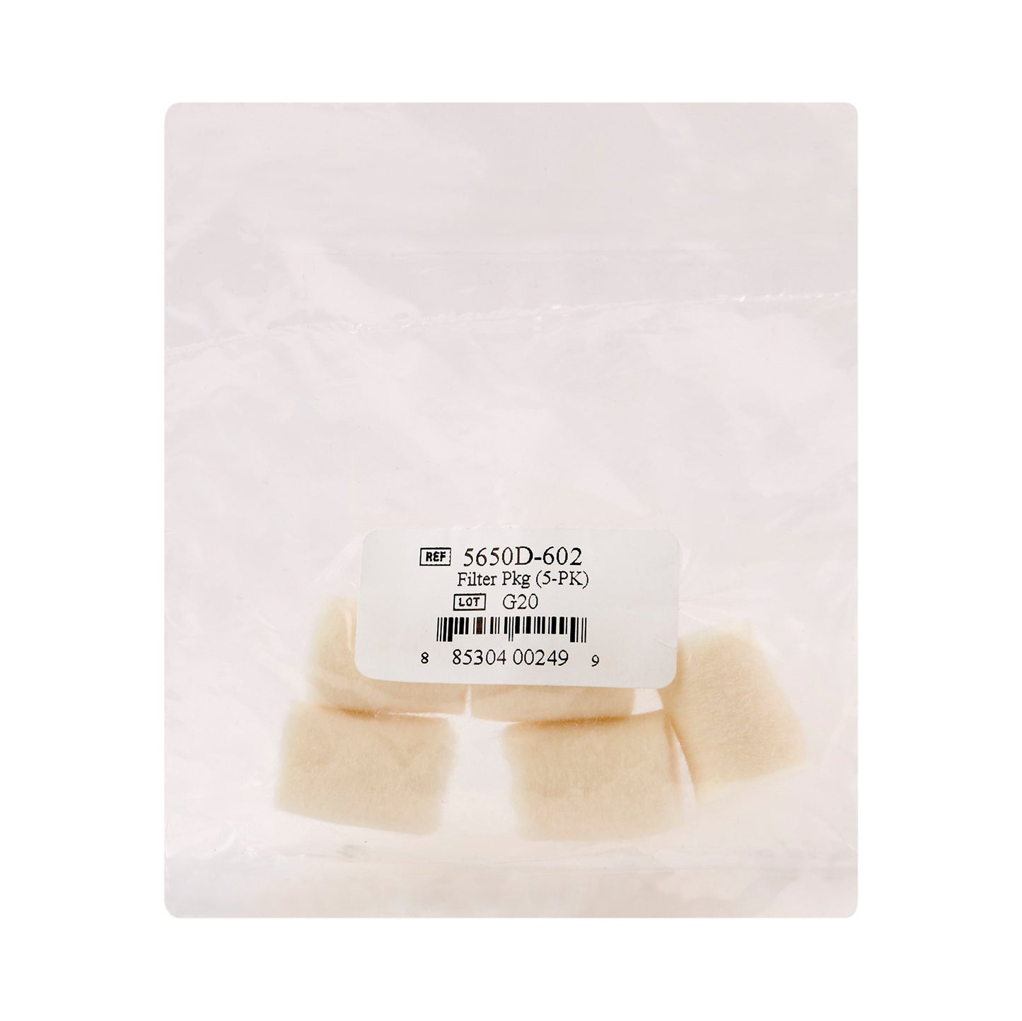 FILTER, F/PULMO-AIDE COMPRESSOR NEBULIZER (5/PK)