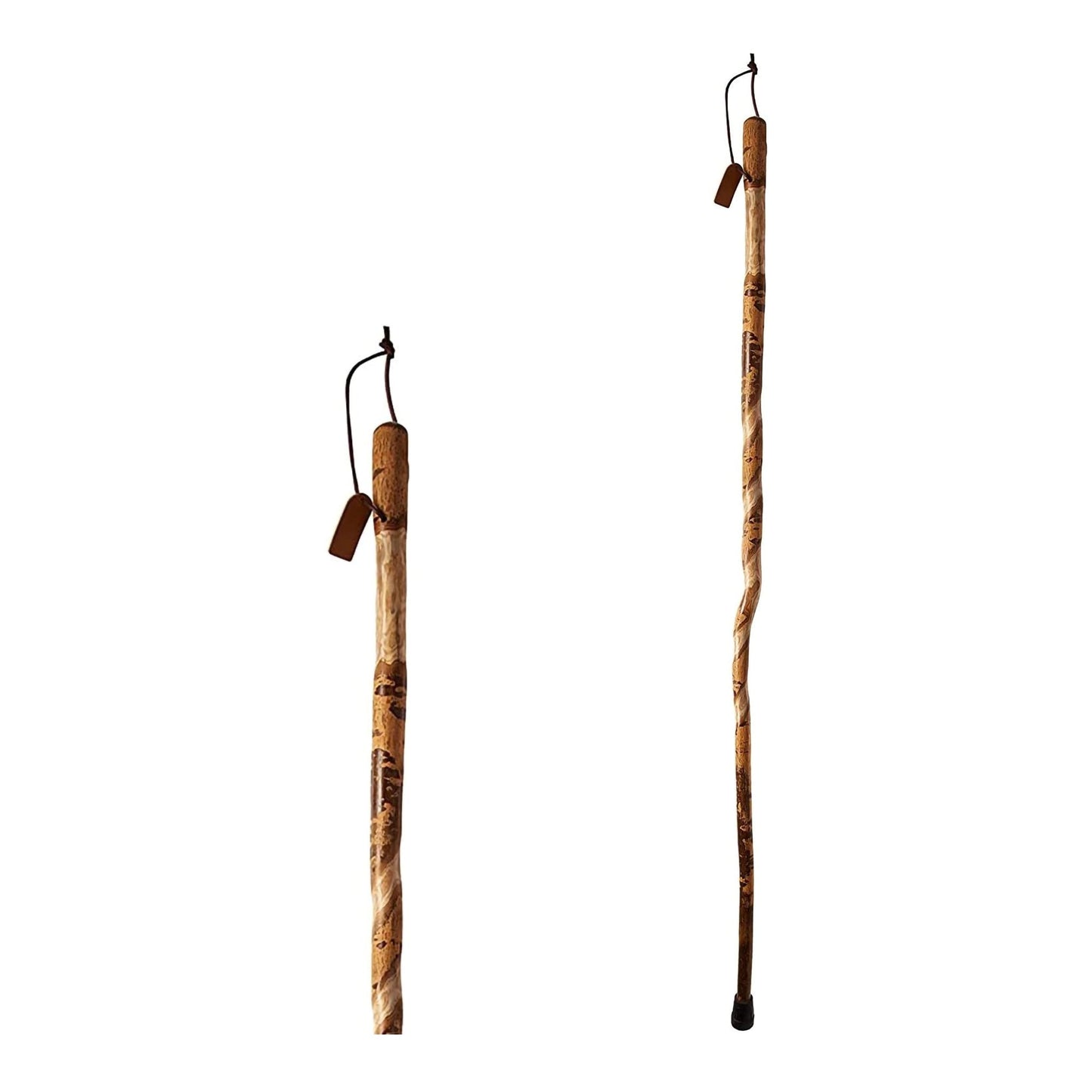 STICK, WALKING WOOD BRAZOS 55 TWISTED AMERICAN HARDWOOD 55"