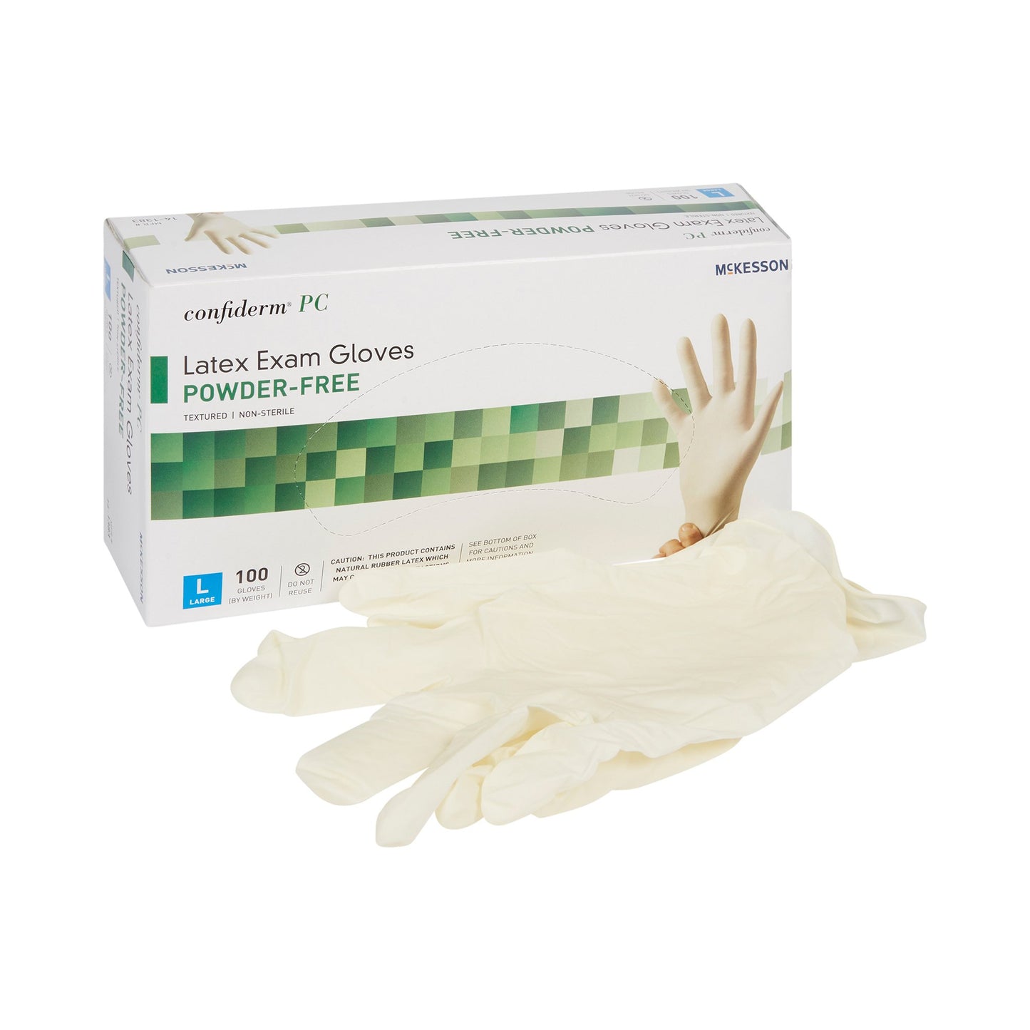 GLOVE, EXAM LTX LG N/S POLYMER(100/BX 10BX/CS)