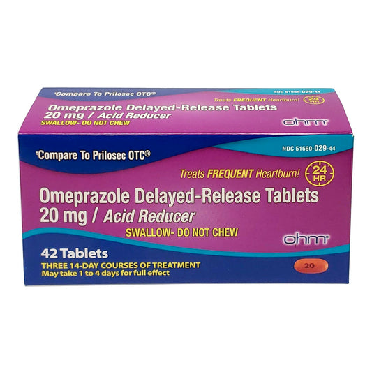 OMEPRAZOLE DR, TAB 20MG (42/BT)