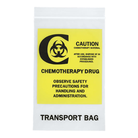 BAG, ZIP-LOCK CHEM TRANSPORT 9X12 (100/PK 5PK/CS)