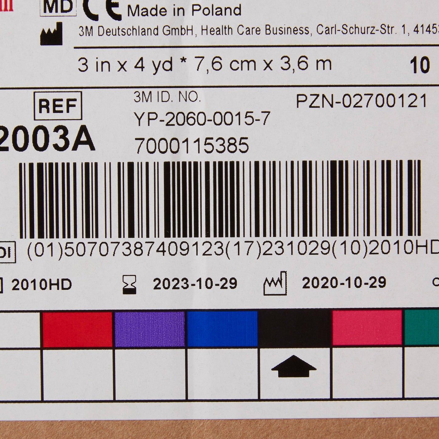 TAPE, CAST SCOTCHCAST 3"X4YDS BLK (10RL/BX)