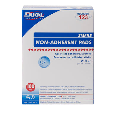 PAD, NON ADHERENT STR 2X3 (100/BX)