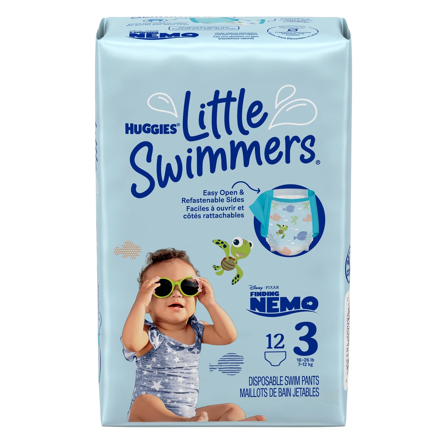 PANTS, SWIM HUGGIES SM (12/PK 8PK/CS) KIMCLK