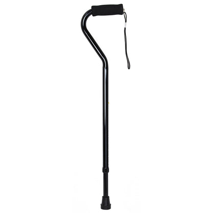 CANE, OFFSET ALUM BLK (6/CS) )