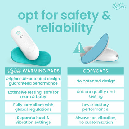 PAD, WARMING F/MASSAGER LACTATION TEAL (12PR/BX 2BX/CS)