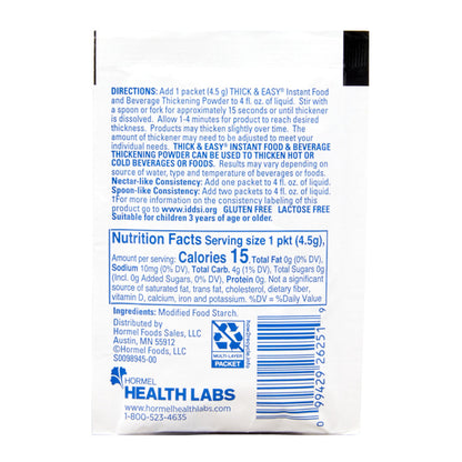 THICK&EASY, INSTANT FOOD & BEVRG THICKENER LEVEL 1 (100/CS)