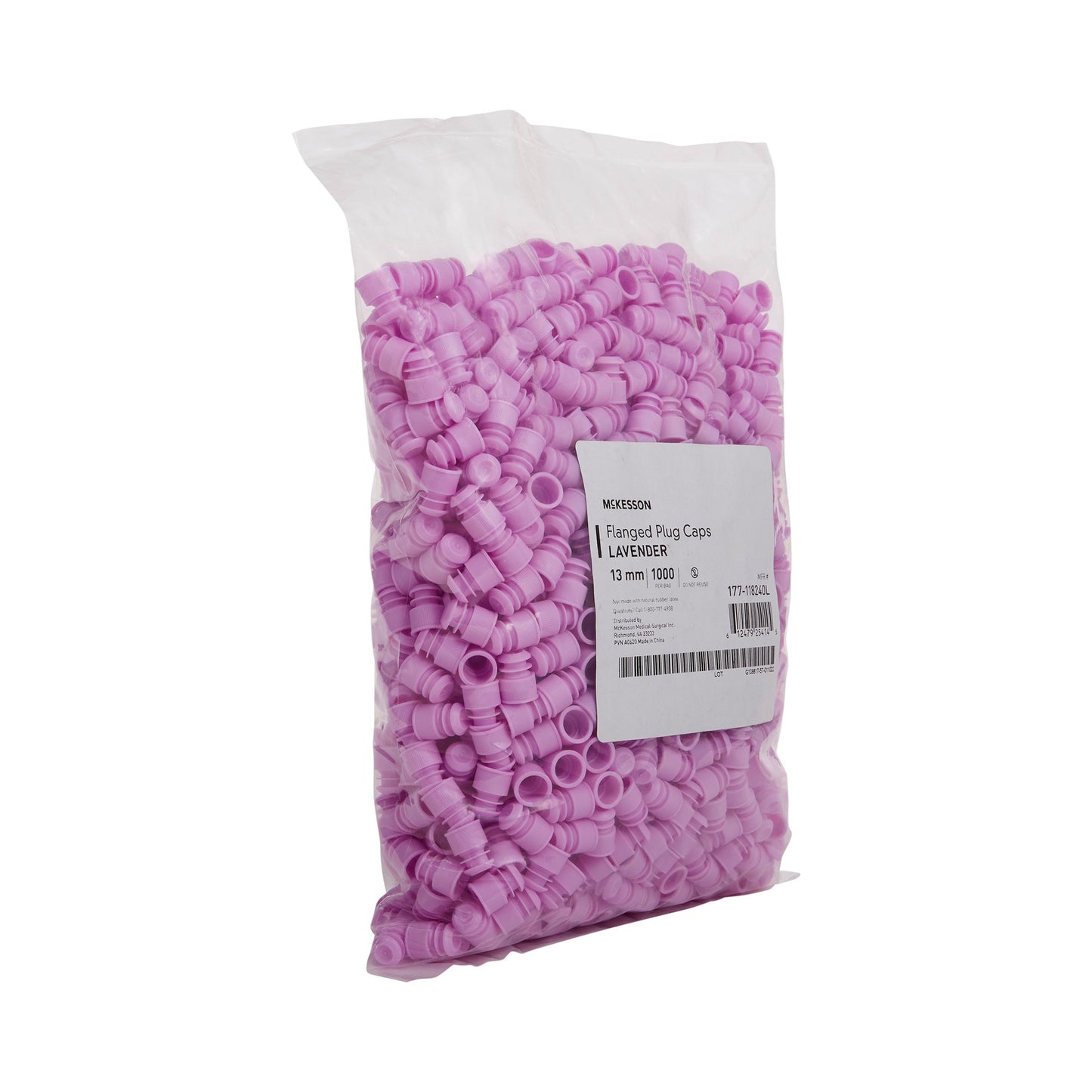 CAP, VAC TUBE LAV 13MM (1000/BG 20BG/CS)