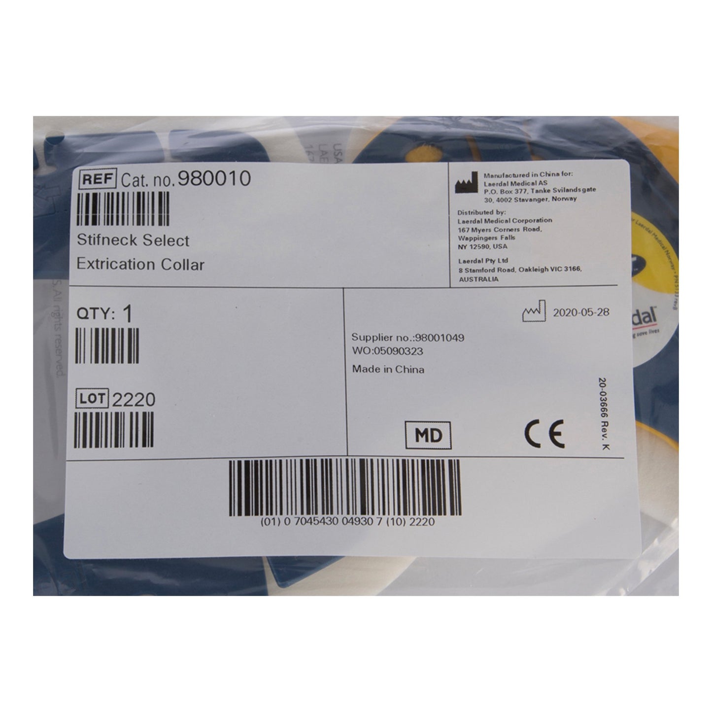 CERVICAL COLLAR, STIFFNECK SELECT ADJ