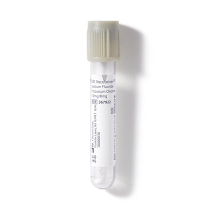 TUBE, BLD COL SODFL GRY 4ML PLAS VACUTAINER (100/BX 10BX/CS)