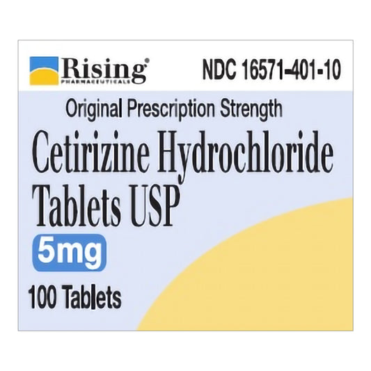 CETIRIZINE HCL, TAB 5MG (100/BT)