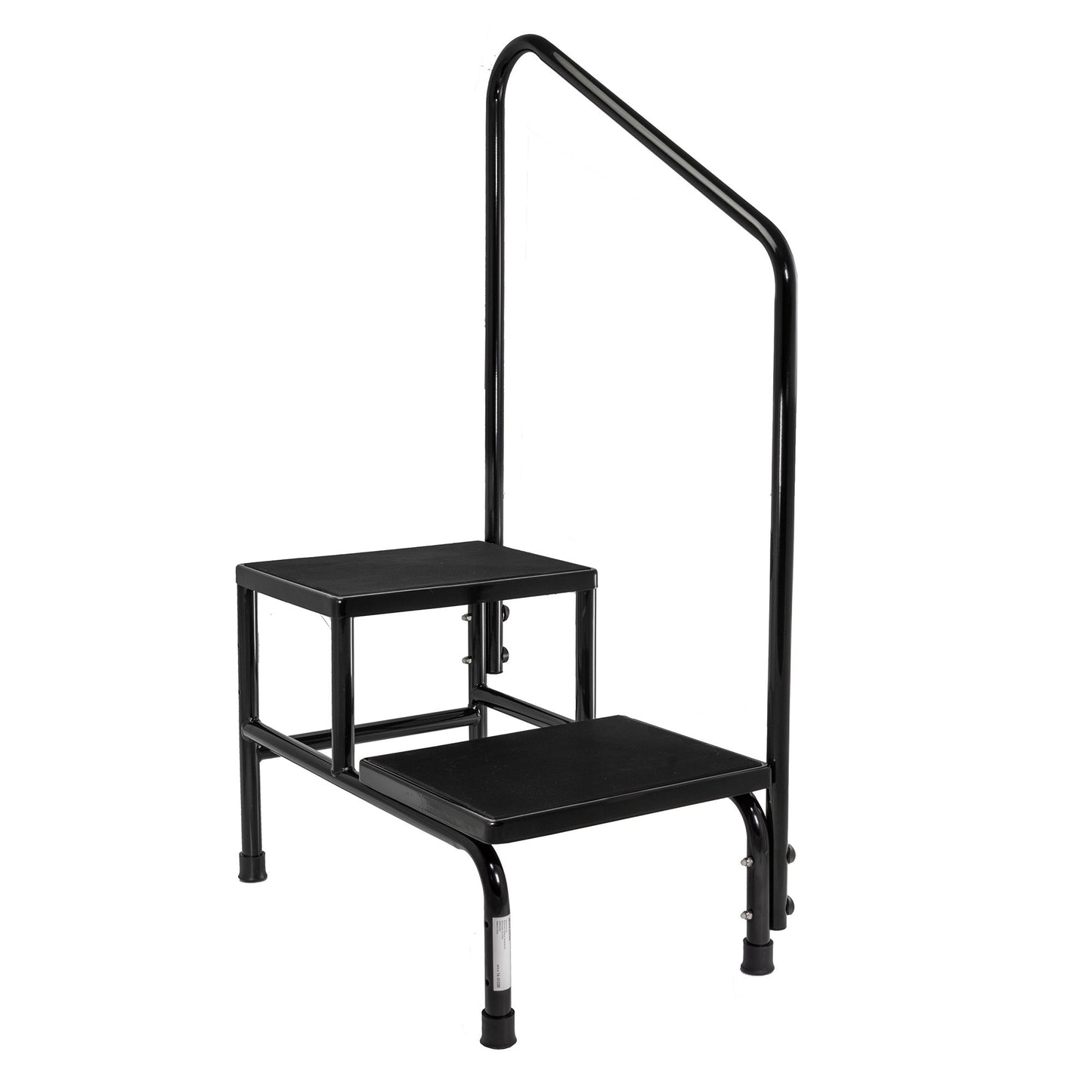 STOOL, TWO-STEP W/HANDRAIL 600LB CAP (ONE PER CASE, IN 2PCS)