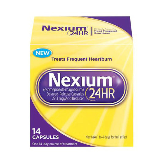 NEXIUM 24HR, CAP 20MG (14/BT)