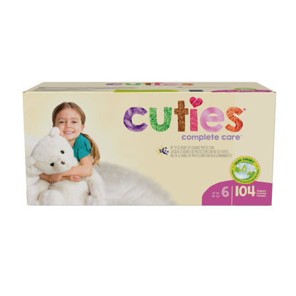 DIAPER, BABY CUTIES COMPLETE CARE SZ6 (104/CS)