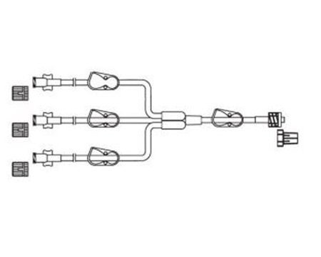 EXTENSION SET, TRIFURCATED MINIBORE FML LL (50/CS)