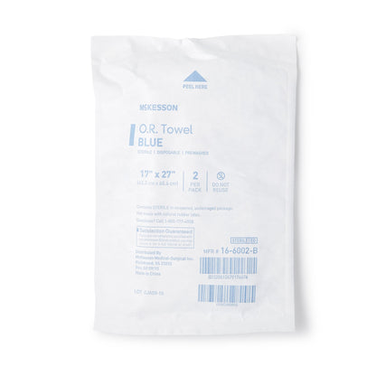TOWEL, OR STR 2'S BLU (PK=EA 40PK/CS) DISP