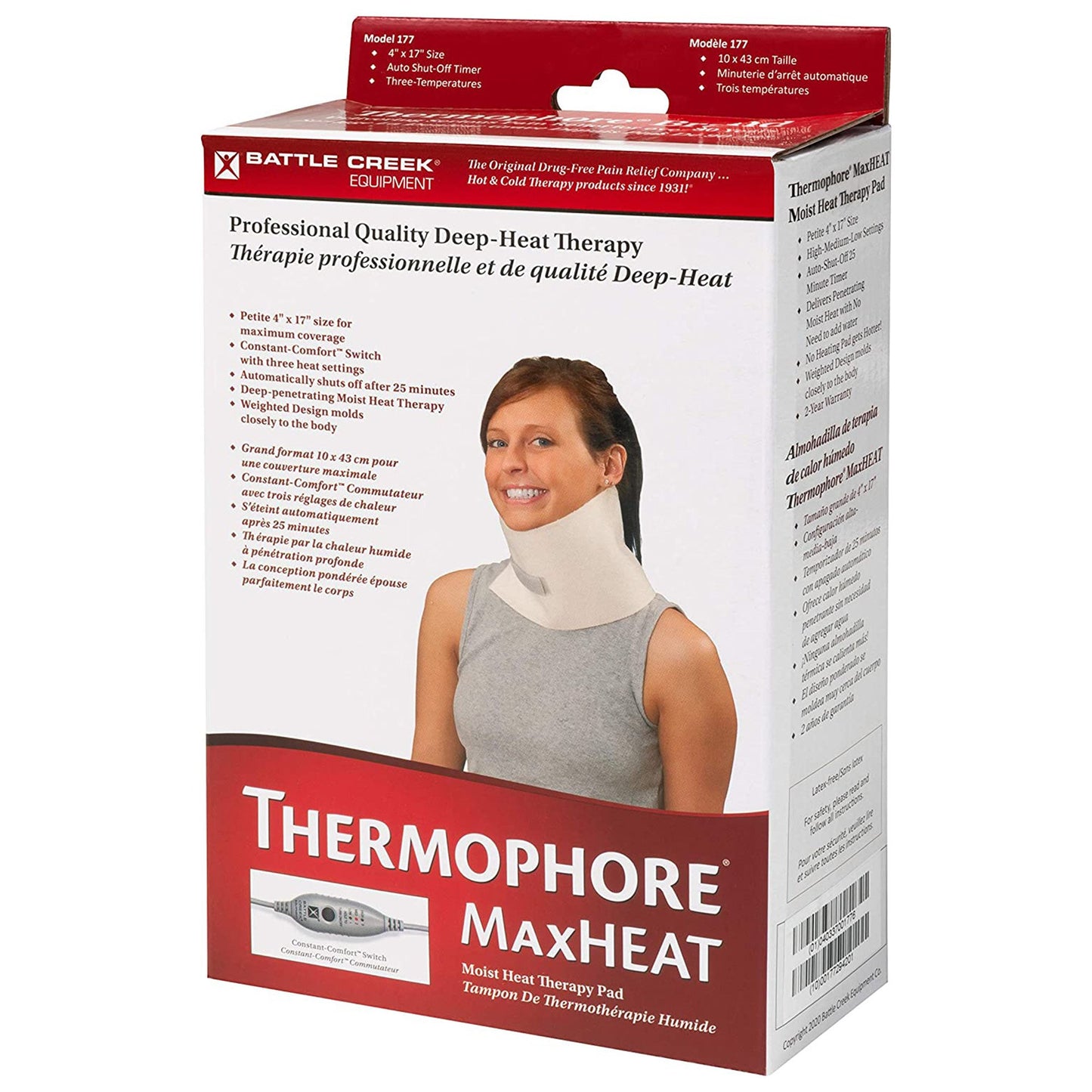 PAD, MOIST HEATING THERMOPHOREMAXHEAT 4"X17"
