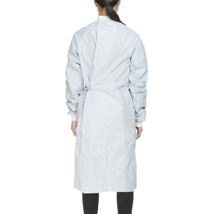 GOWN, SURG AERO CHROME AAMI 4 STR SLVR SM/MED (34/CS)