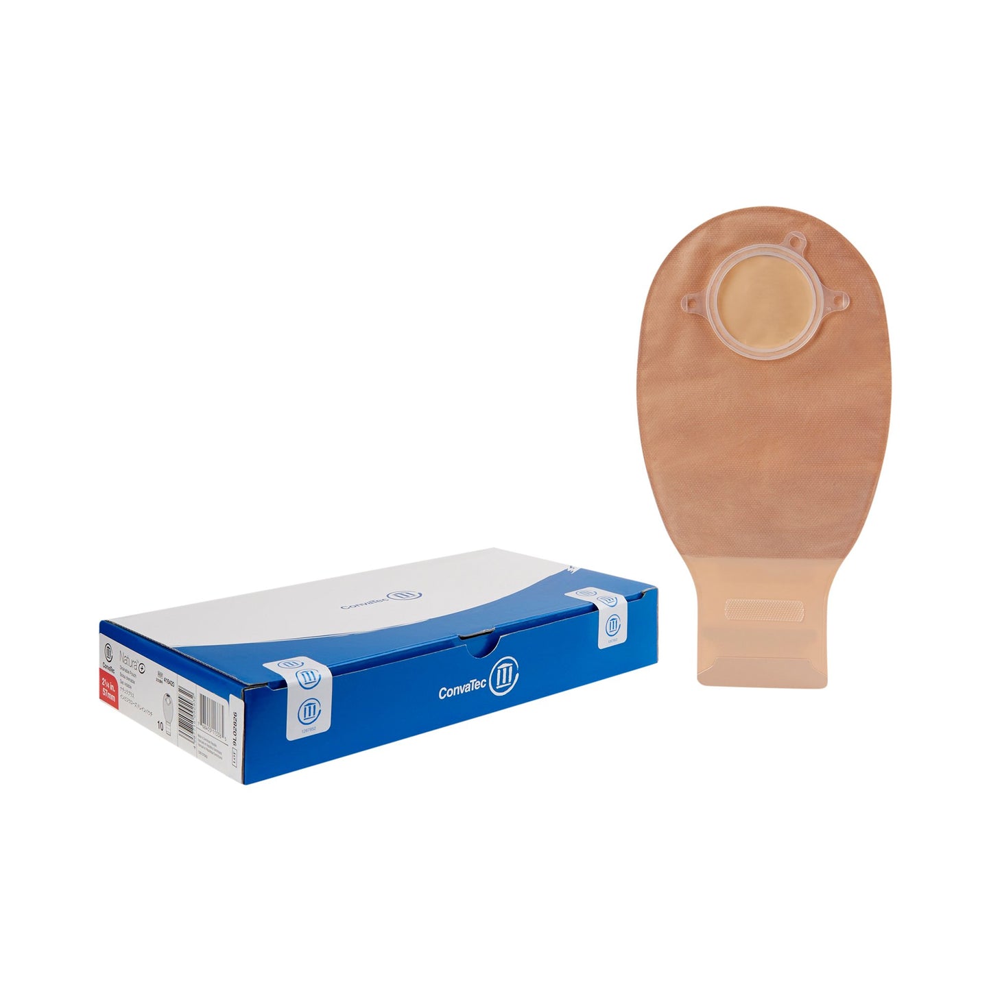 POUCH, WND NATURA DRAINABLE INVISICLOSE (10/BX)