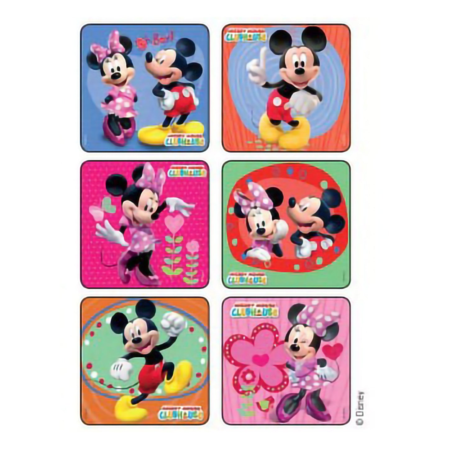 STICKER, DISNEY MICKEY & MINNIE GLITTER (90/RL)