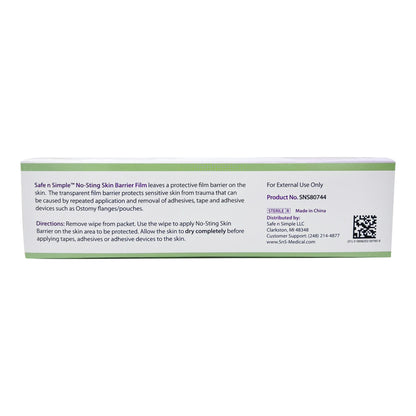WIPE, SKIN BARR ALCHL FREE (100/BX 100BX/CS)
