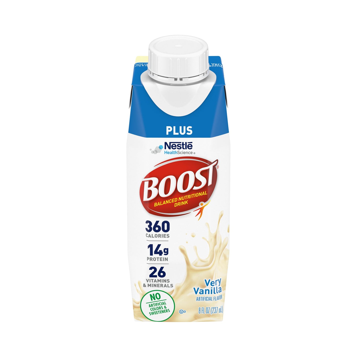 BOOST PLUS, VERY VANILLA 8OZ (24/CS)