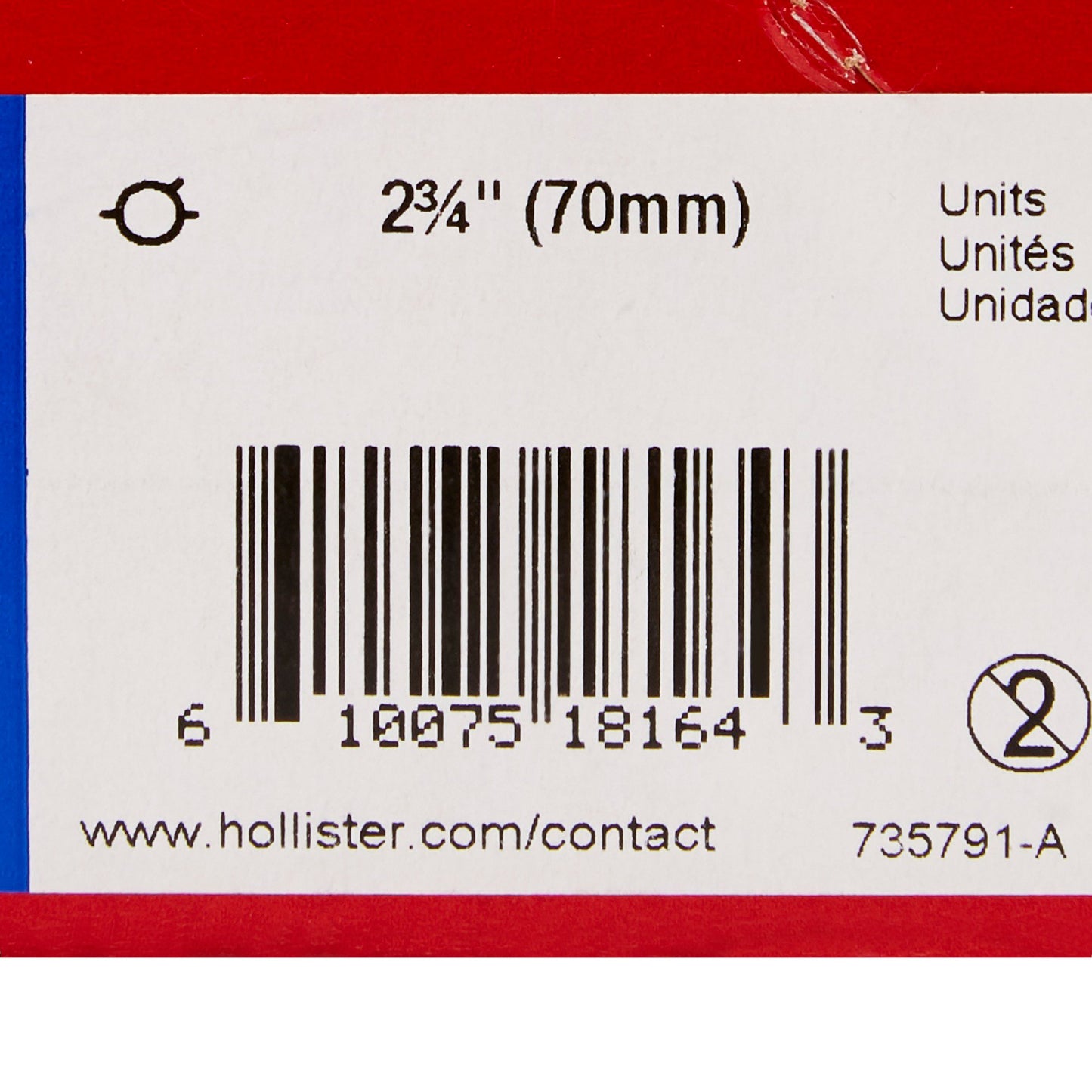 DRAIN, OSTOMY TRANSP W/FLTR 70MM 2 3/4" (10/BX)