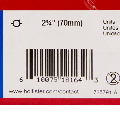 DRAIN, OSTOMY TRANSP W/FLTR 70MM 2 3/4" (10/BX)