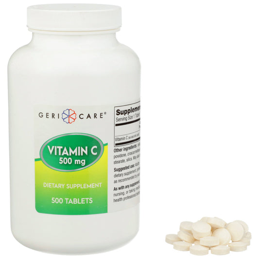 VITAMIN C, TAB 500MG (500/BT 12BT/CS)
