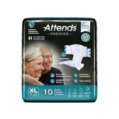BRIEF, ATTENDS PREMIER XLG (10/BG 4BG/CS)