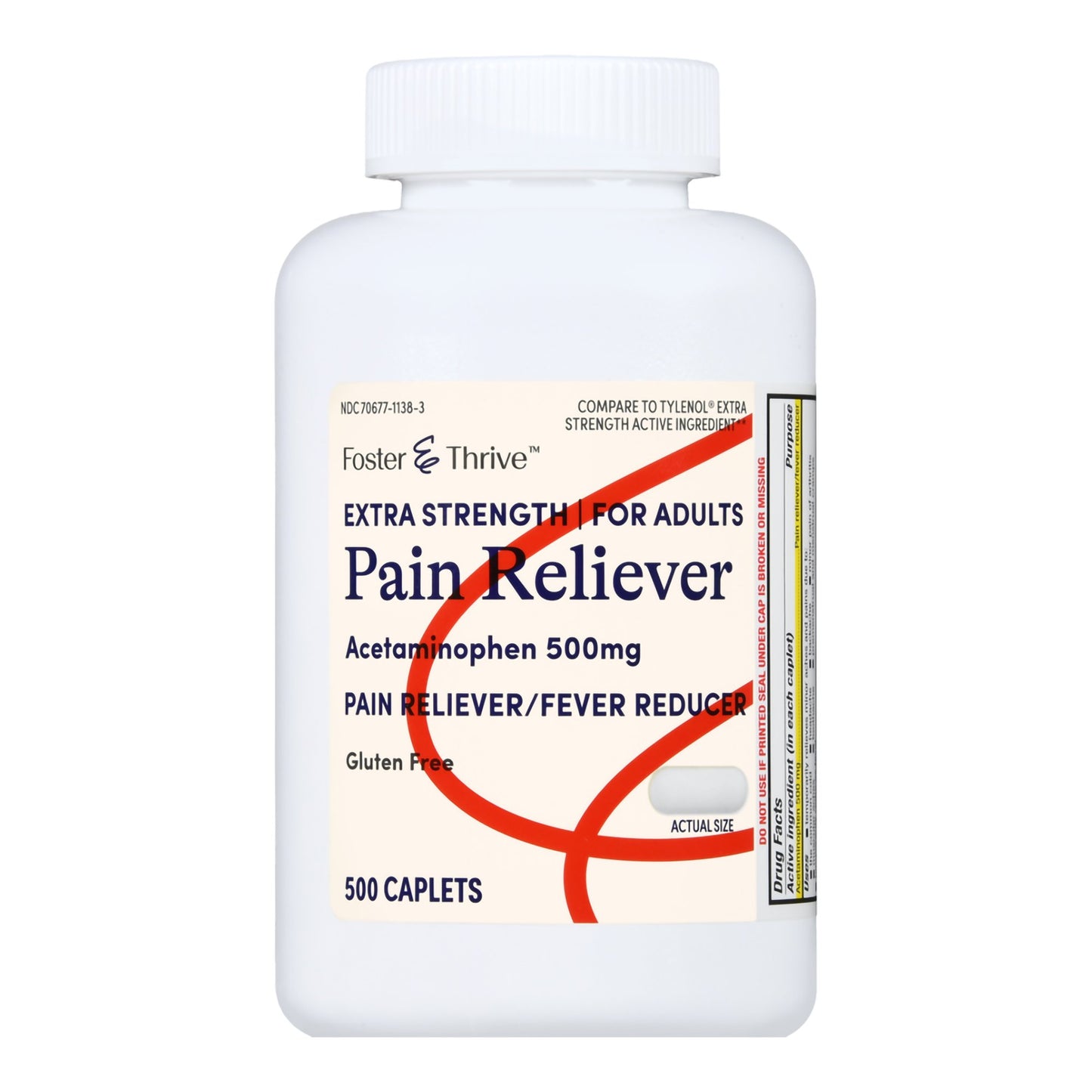 FT ACETAMINOPHEN, CAPL FT SM XS 500MG (500/BT)