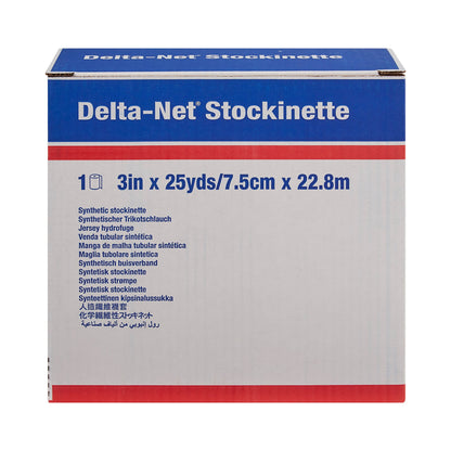 STOCKINETTE, CAST DELTA-NET TUBULAR BLK 3" (2RL/CS)