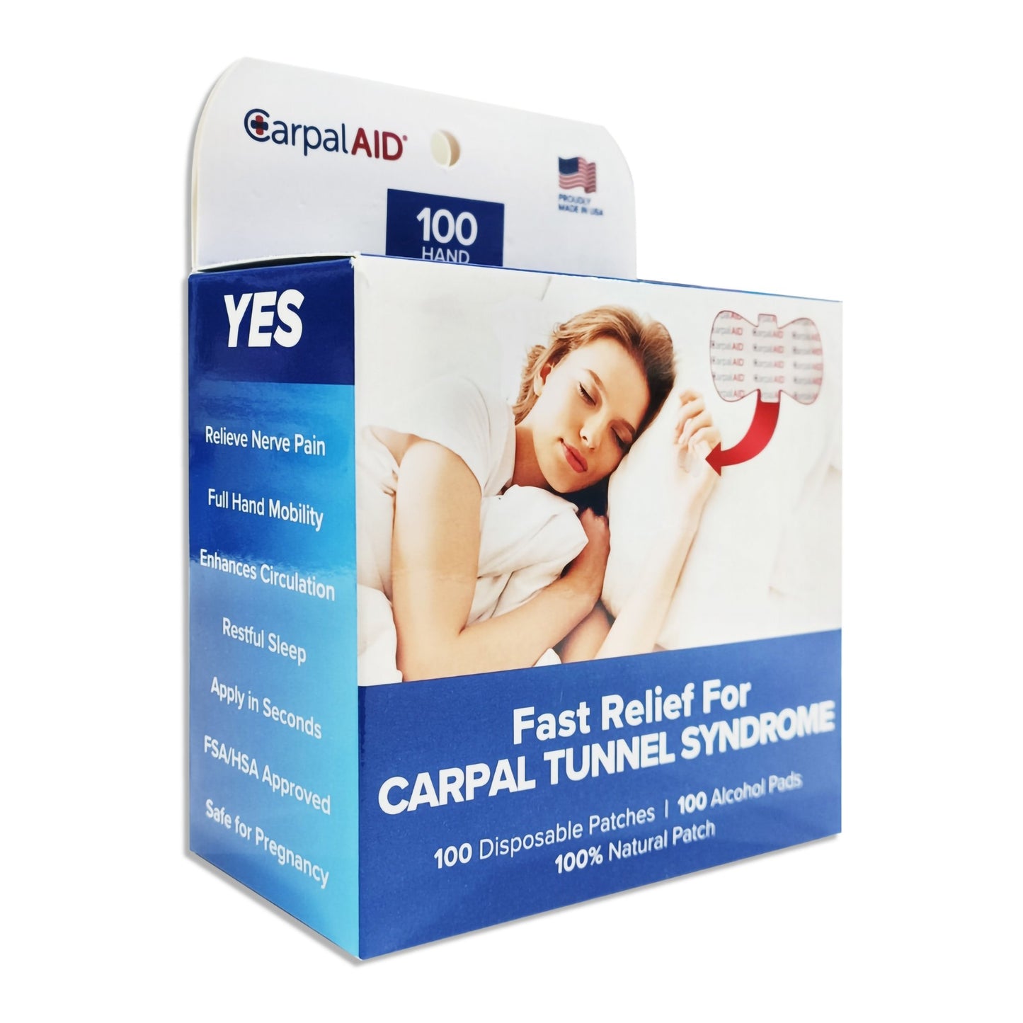 PATCH, CARPAL AID UNIV (100/PK48PK/CS)