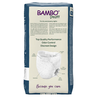 PANTS, TRAINING BAMBO NATURE DREAMY 4-7YRS (10/PK 6PK/CS)