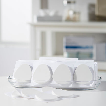 PEDI-PAD, FOAM ADH WHT 1/4" (1G 1/4" (100/PK 20PK/CS)