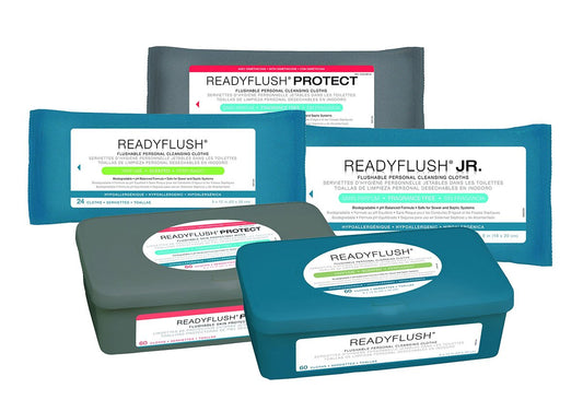 WIPE,INCONT READY FLUSH BIODEGR (24/PK 24PK/CS)