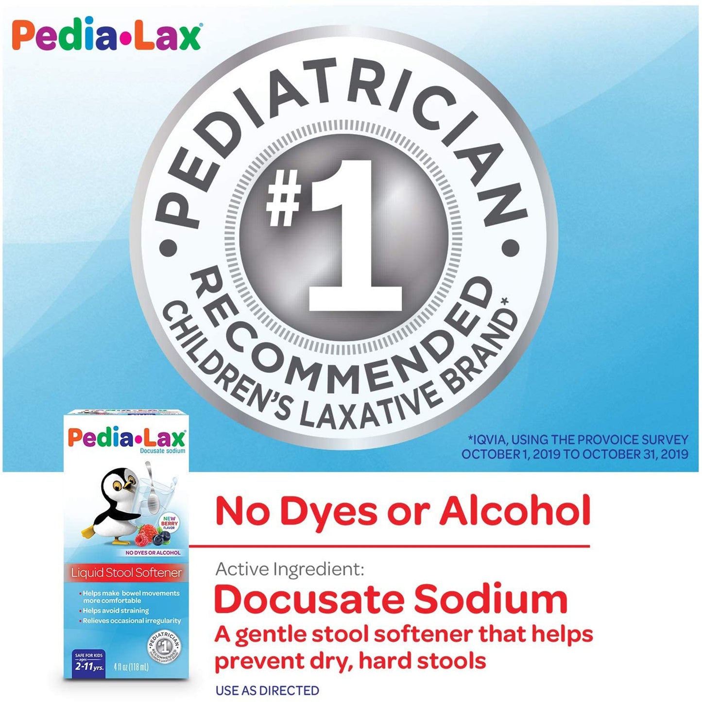 PEDIALAX STOOL SOFTNER, LIQ 4OZ