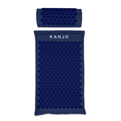 MAT SET, MAT/PILLOW ACUPRESSURE MEMORY FM NAVY (1/ST 9ST/CS)